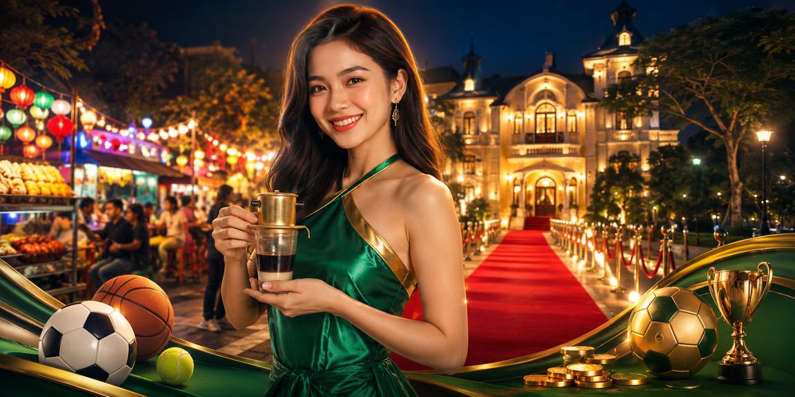 Người dùng tại Đà Lạt ngồi cà phê theo dõi kèo bóng đá trên điện thoại buổi tối